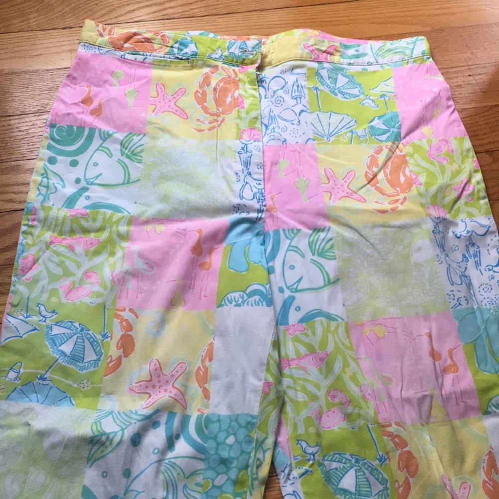 Lilly Pulitzer vintage Capri print pants - Picture 2 of 6